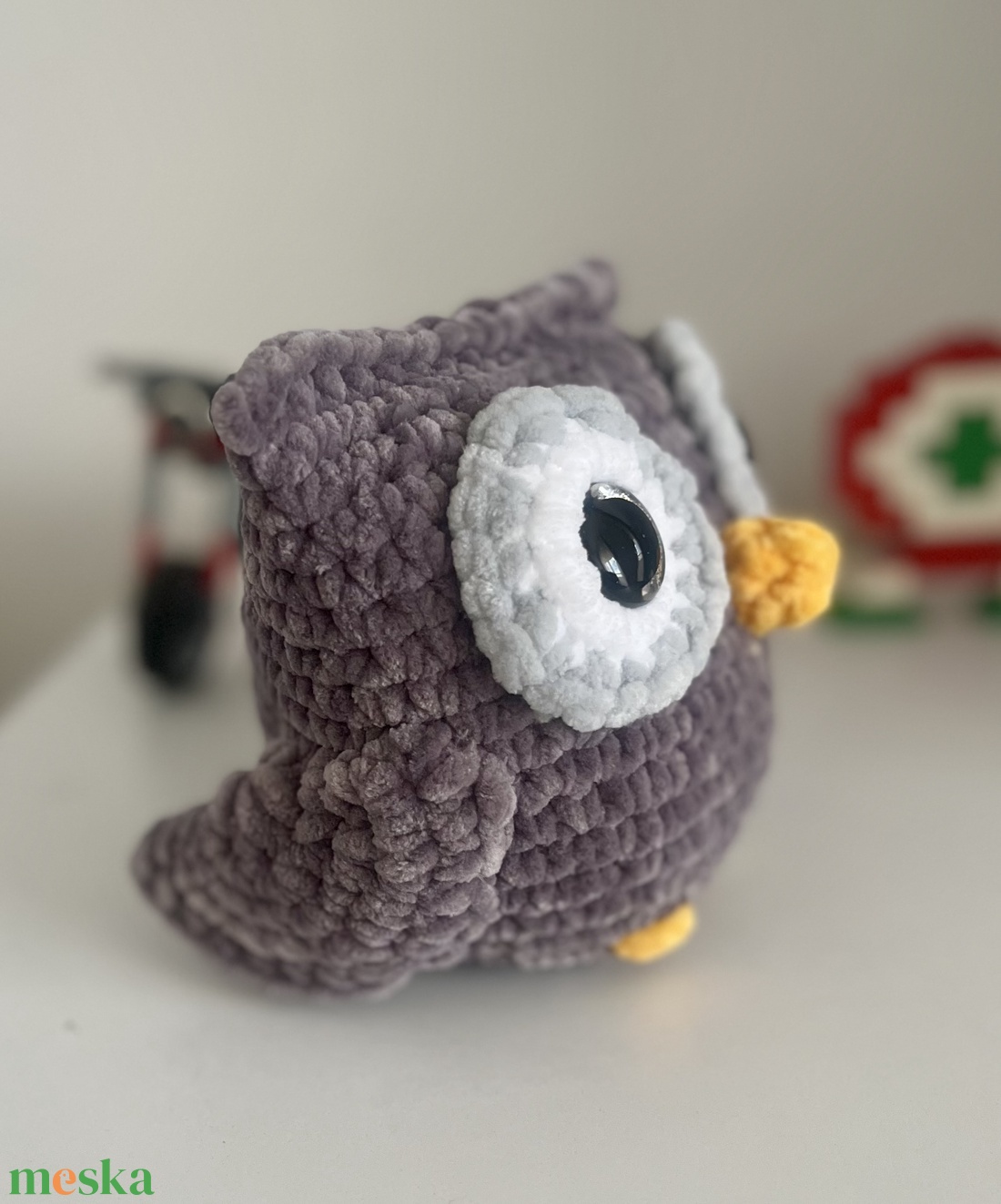 Ottó a bagoly  - játék & sport - plüssállat & játékfigura - bagoly - Meska.hu