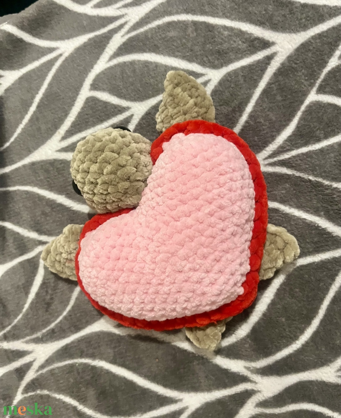 Szíves teknős  - játék & sport - plüssállat & játékfigura - más figura - Meska.hu