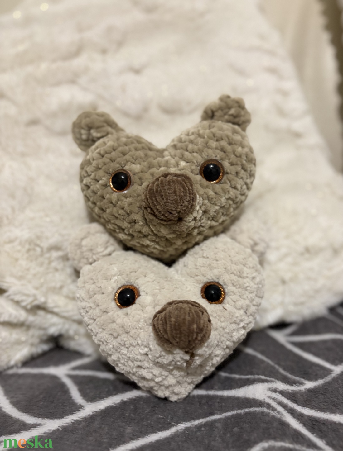 Bújós, pihe-puha horgolt maci � amigurumi figura - játék & sport - plüssállat & játékfigura - maci - Meska.hu