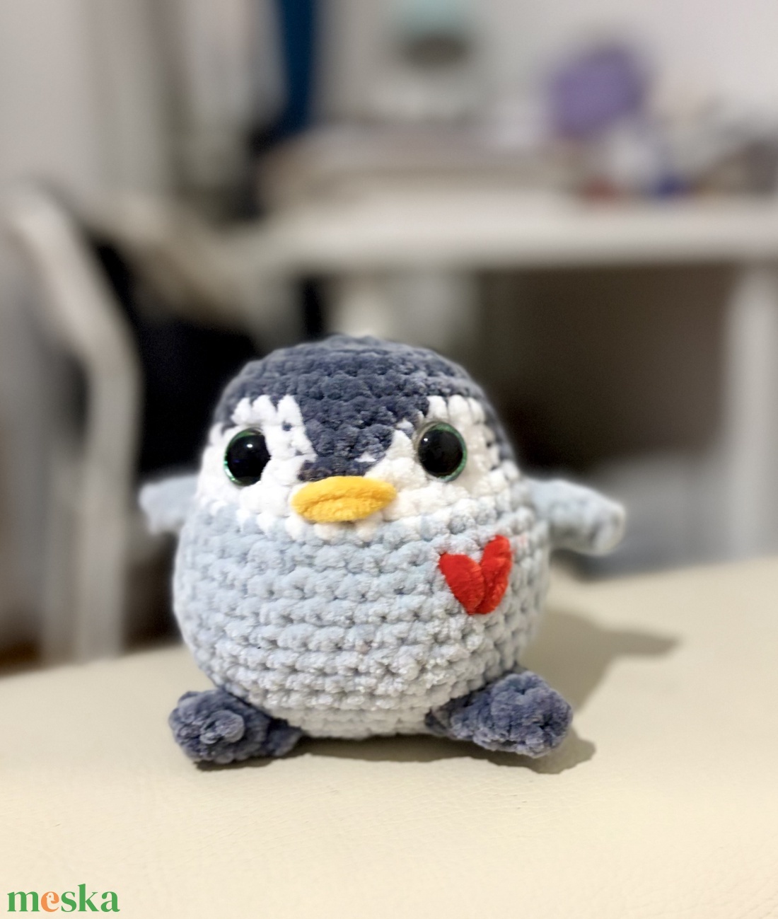 Horgolt pingvinpár � pihe-puha amigurumi ajándék - játék & sport - plüssállat & játékfigura - pingvin - Meska.hu