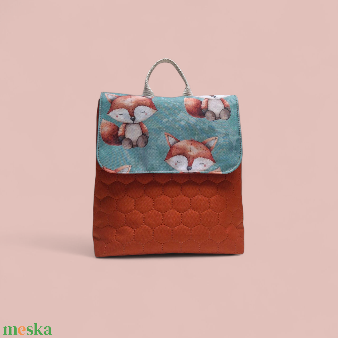 Rókás gyermek hátitáska - táska & tok - hátizsák - kishátizsák - Meska.hu