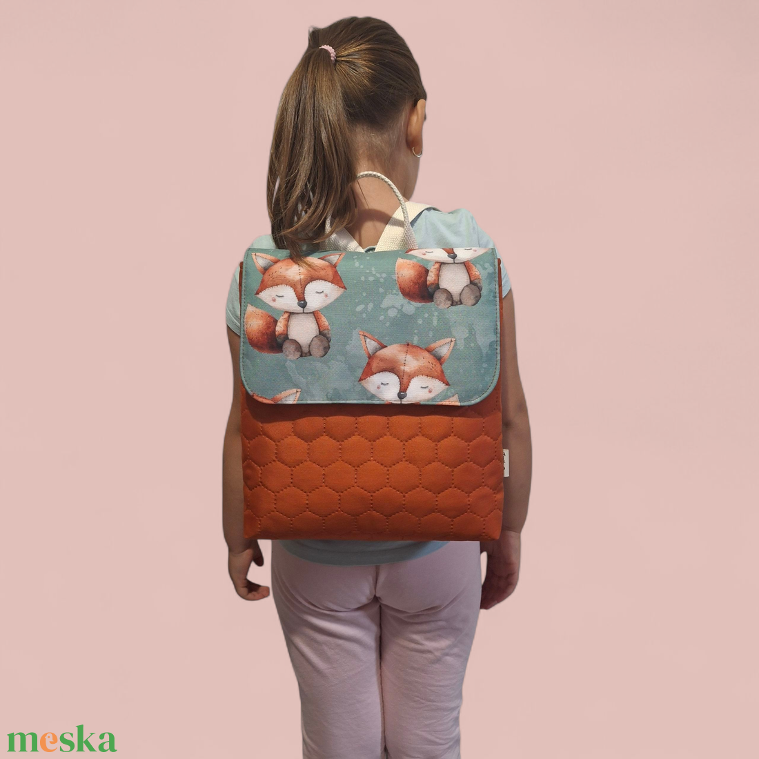Rókás gyermek hátitáska - táska & tok - hátizsák - kishátizsák - Meska.hu