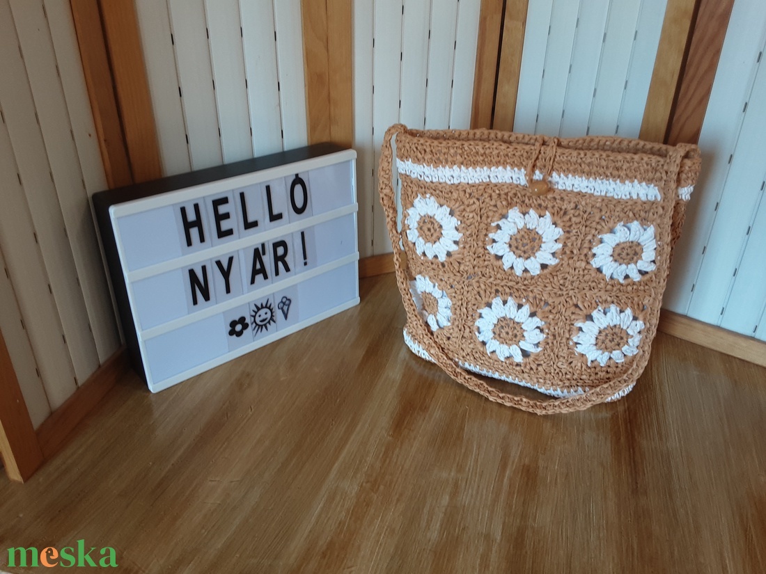 Nagyikockás horgolt raffia válltáska - táska & tok - kézitáska & válltáska - válltáska - Meska.hu Nagyikockás horgolt raffia válltáska - táska & tok - kézitáska & válltáska - válltáska - Meska.hu