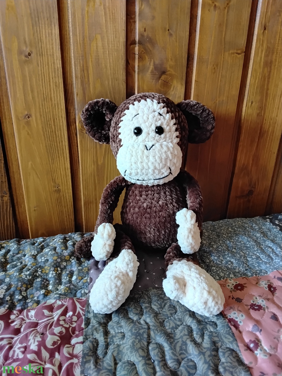 Horgolt amigurumi majom - játék & sport - plüssállat & játékfigura - majom - Meska.hu