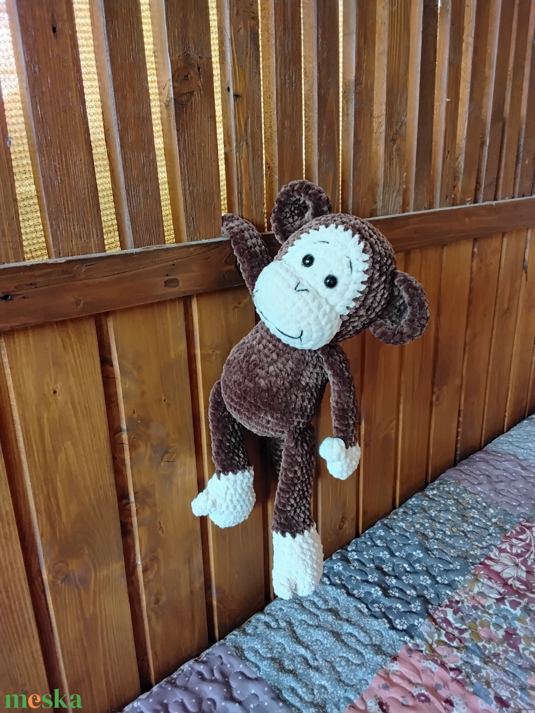 Horgolt amigurumi majom - játék & sport - plüssállat & játékfigura - majom - Meska.hu