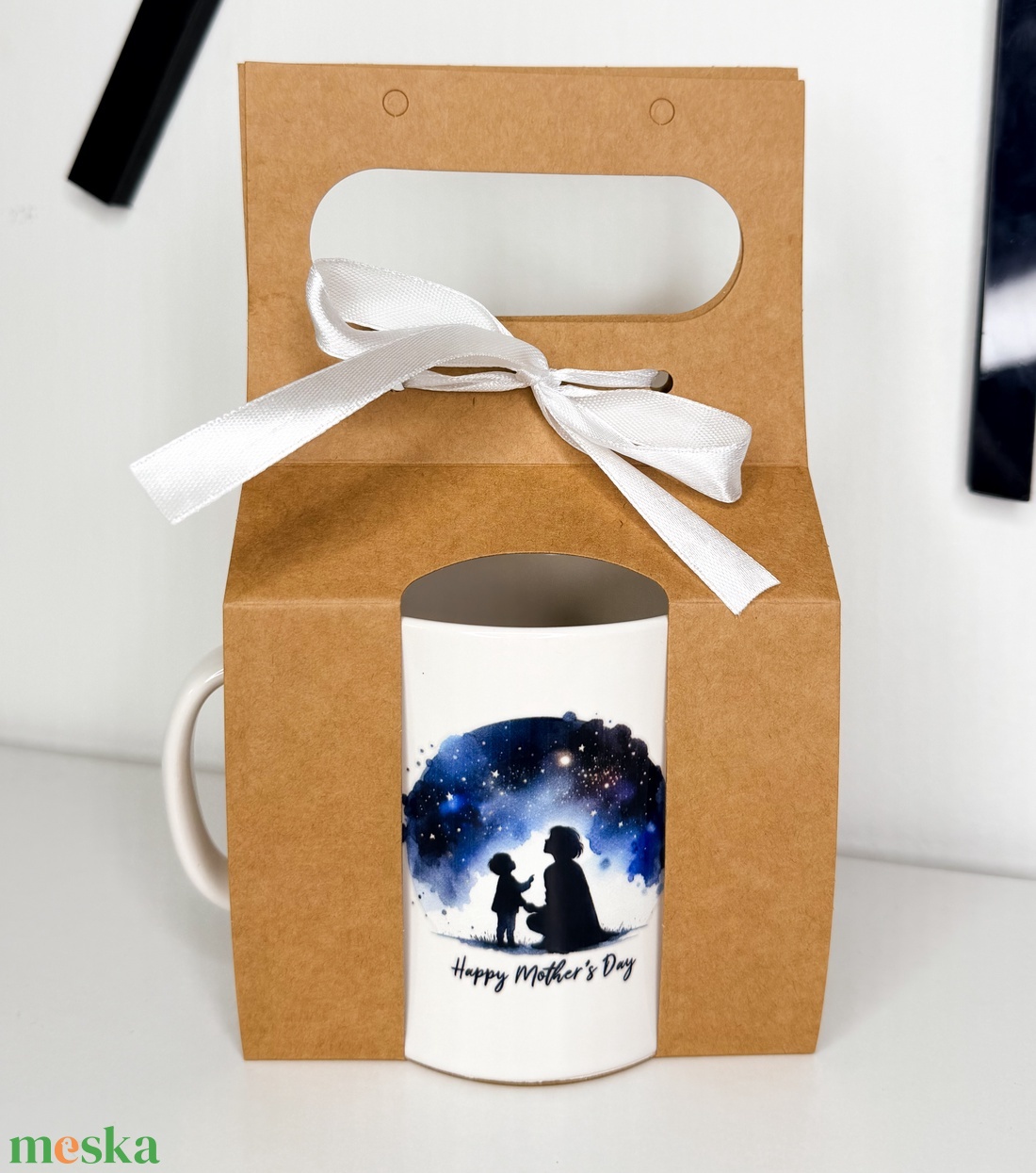 Anyák napi ajándék bögre - Csillagos anya-gyermek - otthon & életmód - konyhafelszerelés, tálalás - tálalás - bögre & csésze - Meska.hu