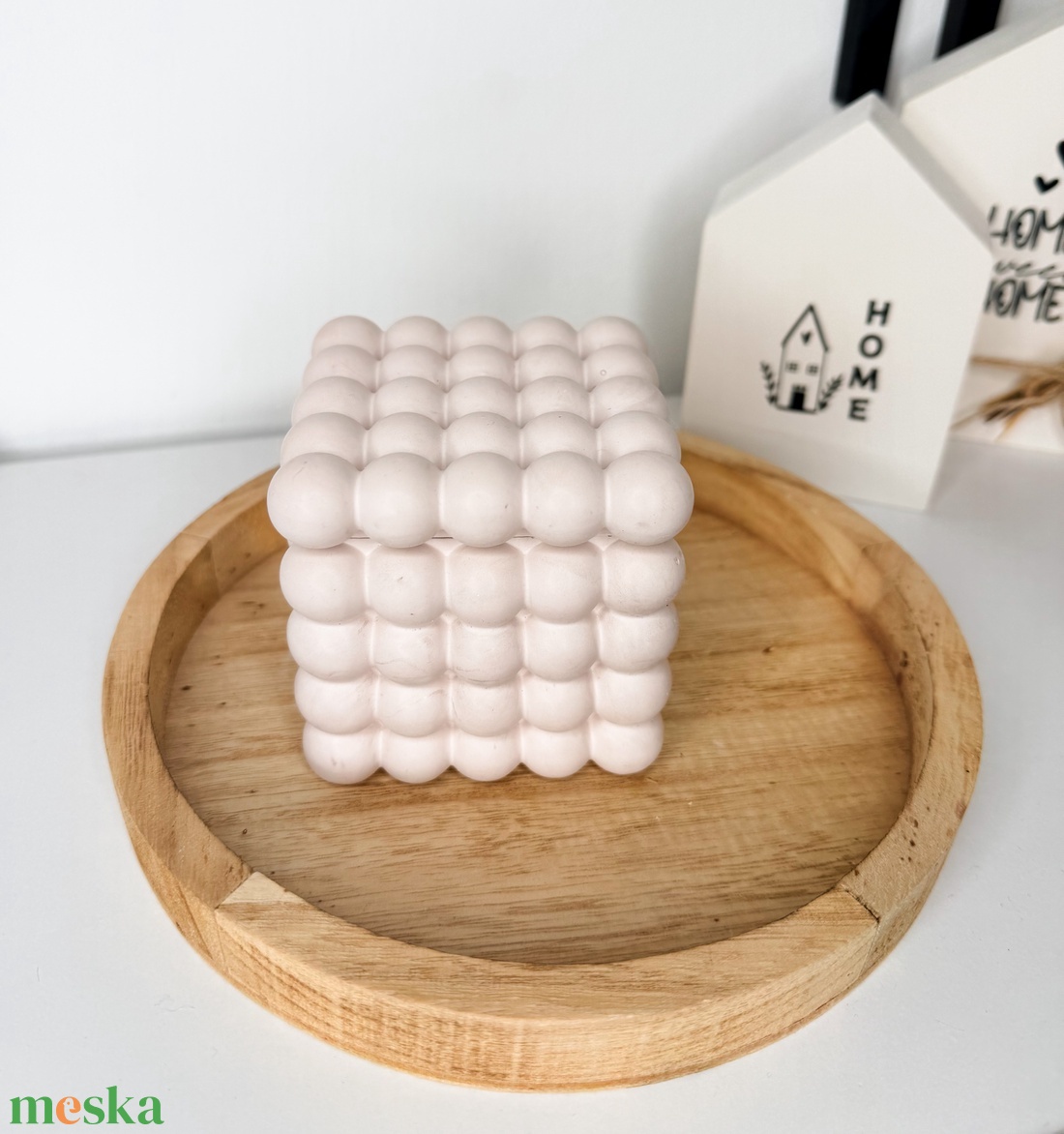 Bubble gyertyatartó és gyertya - otthon & életmód - gyertya, illat, aroma - gyertya - Meska.hu