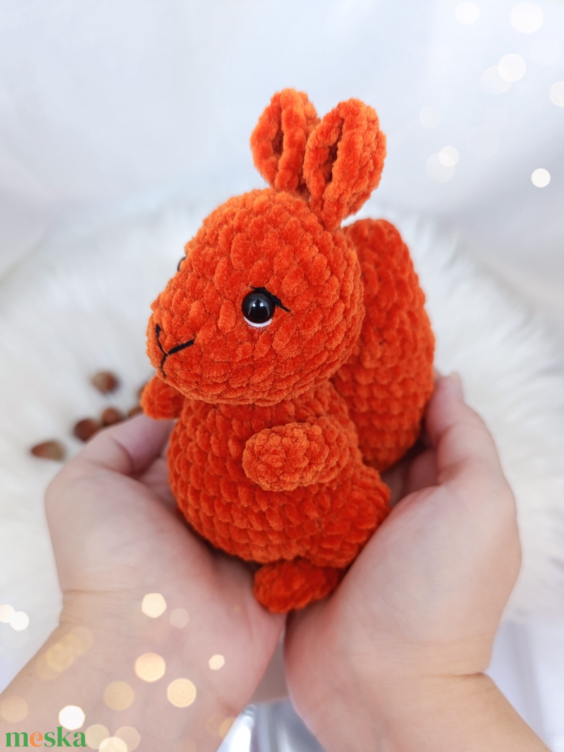 Horgolt plüss mókus amigurumi  - játék & sport - plüssállat & játékfigura - más figura - Meska.hu