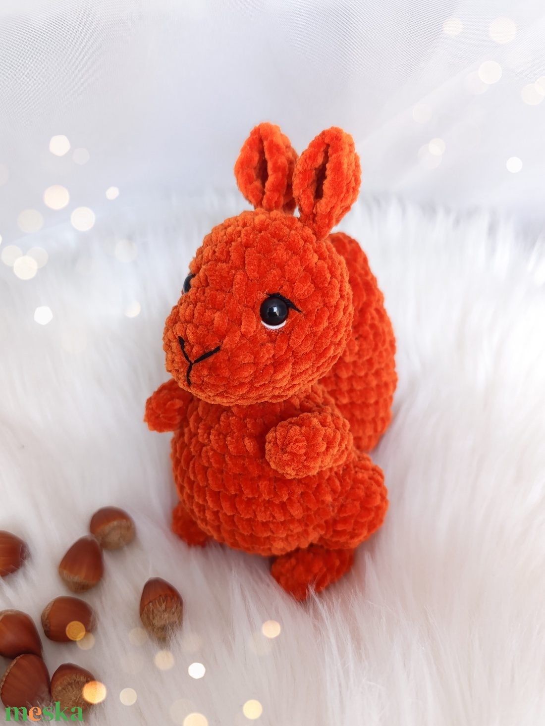 Horgolt plüss mókus amigurumi  - játék & sport - plüssállat & játékfigura - más figura - Meska.hu