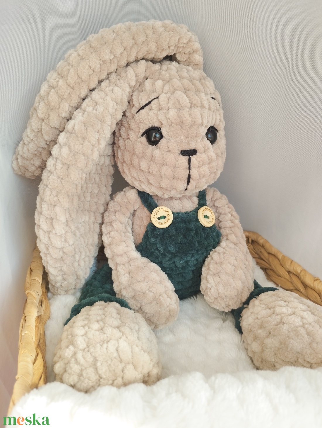 Barnabás nyuszi  - játék & sport - plüssállat & játékfigura - nyuszi - Meska.hu