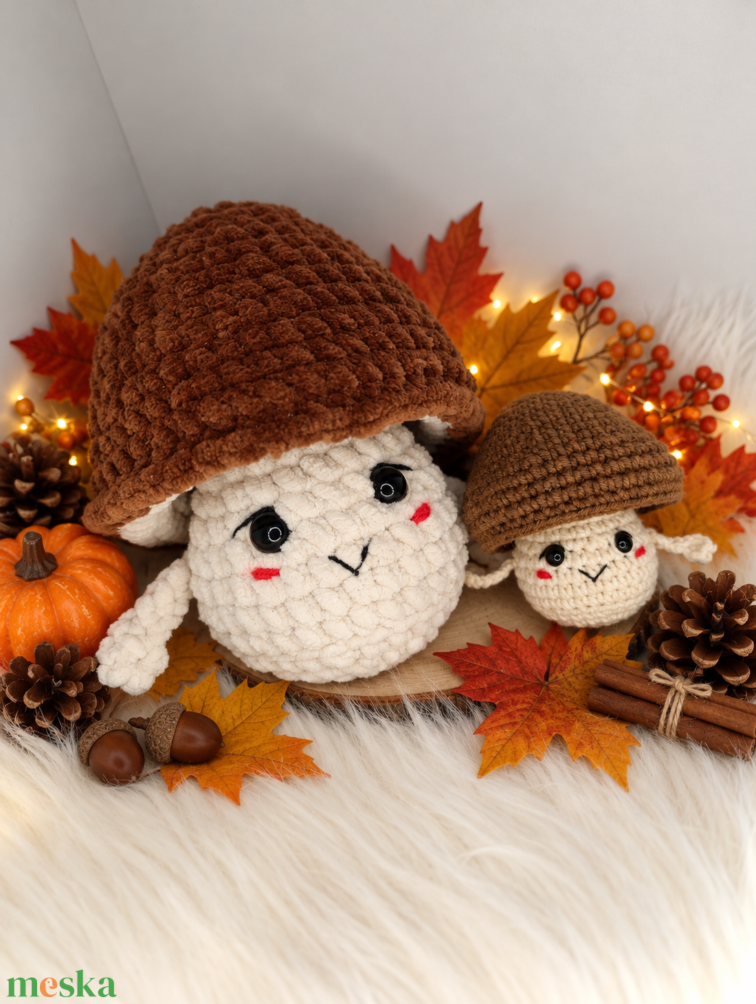 Erdei gomba horgolásminta amigurumi - diy (csináld magad) - szabásminta, útmutató - horgolási minta - Meska.hu