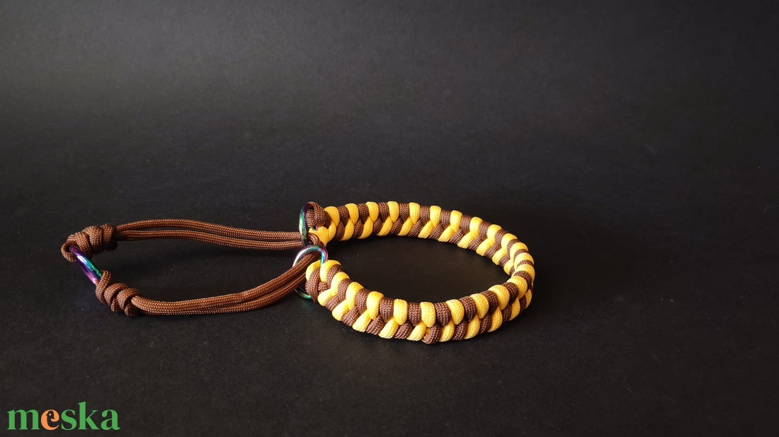 Paracord félfojtó nyakörv - otthon & életmód - kisállatoknak - kutyáknak - kutya nyakörv - Meska.hu