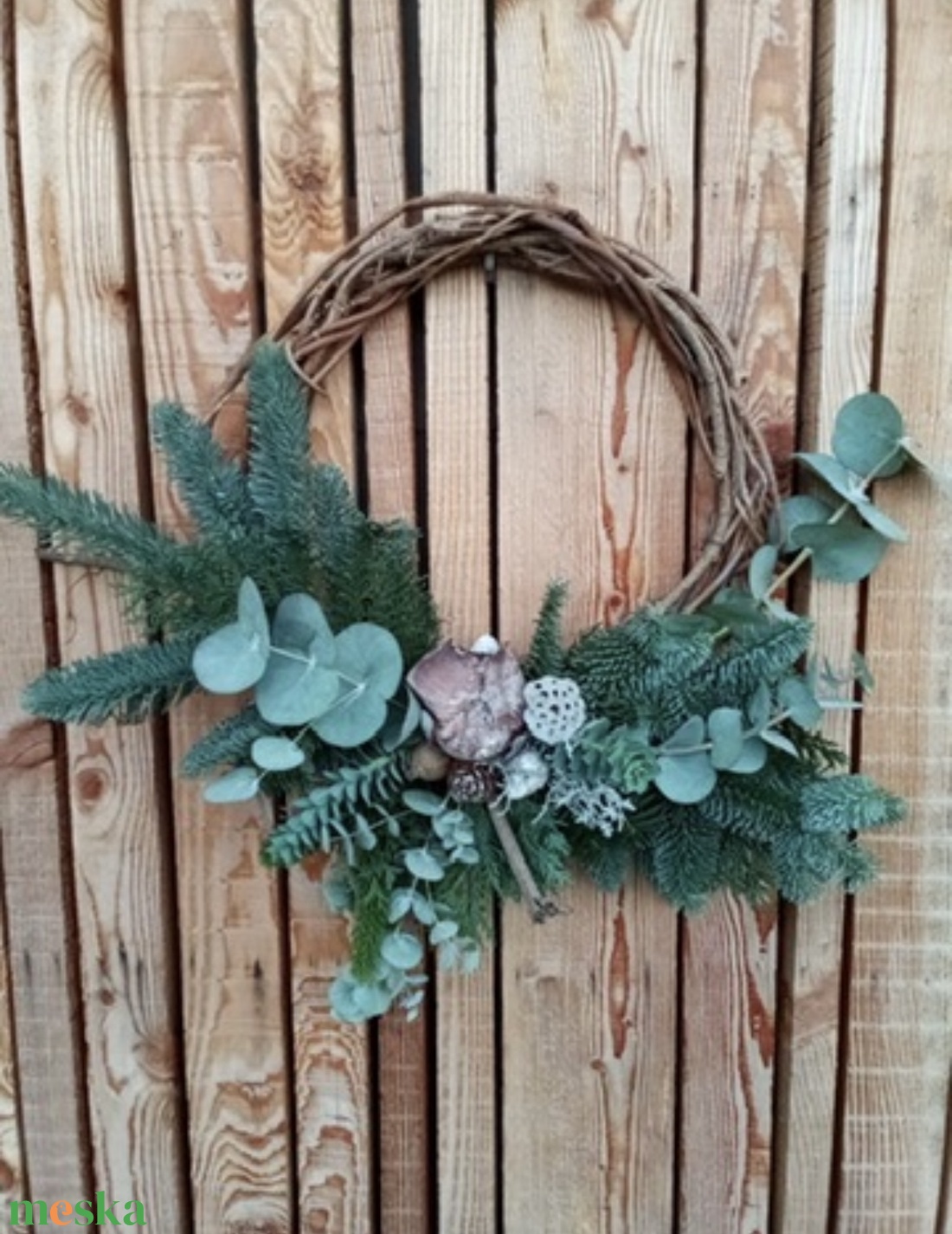 Ajtódísz, karácsonyi - karácsony - karácsonyi lakásdekoráció - karácsonyi ajtódíszek - Meska.hu