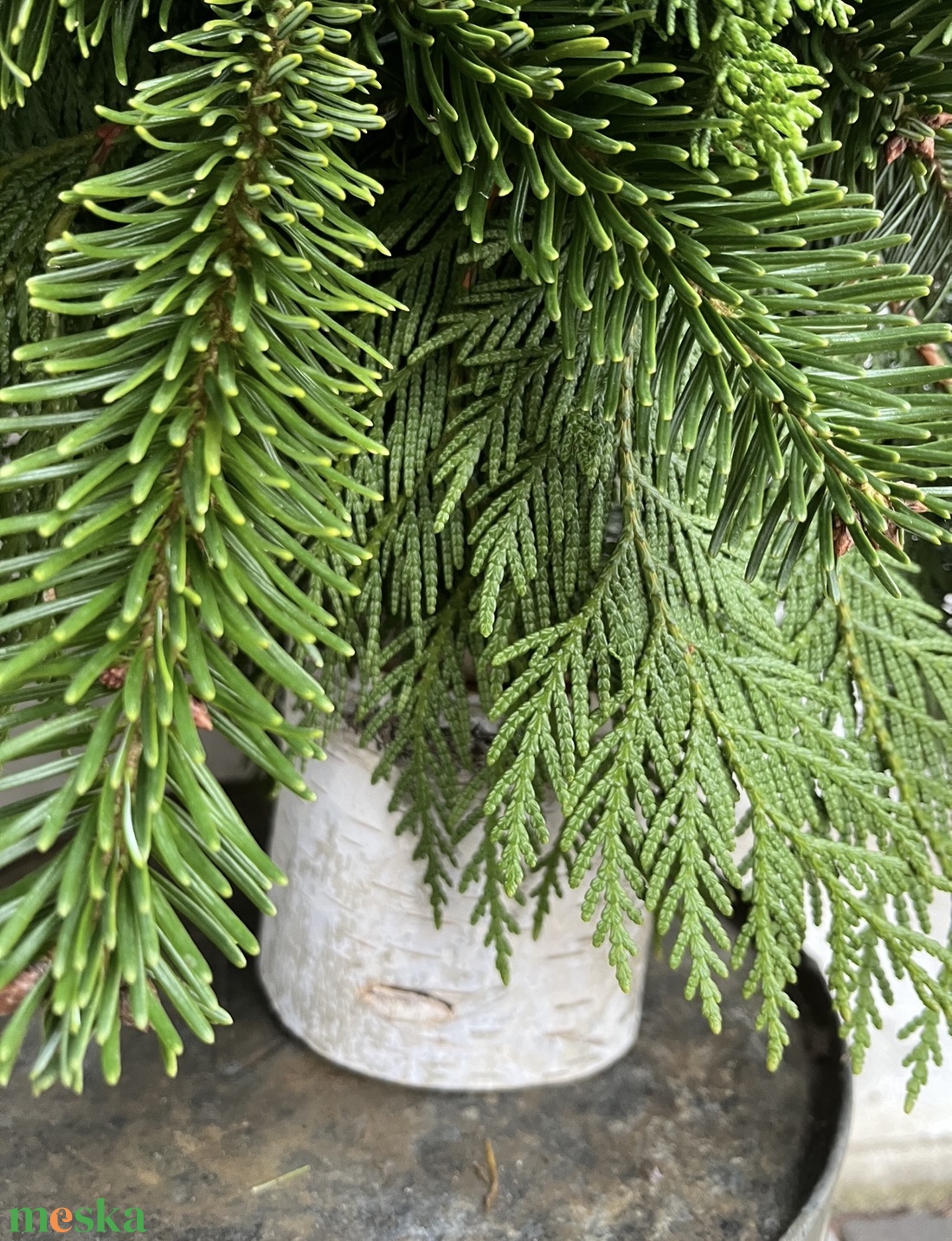 Karácsonyfa, fenyő fa  - karácsony - karácsonyi lakásdekoráció - karácsonyfa, grincsfa - Meska.hu