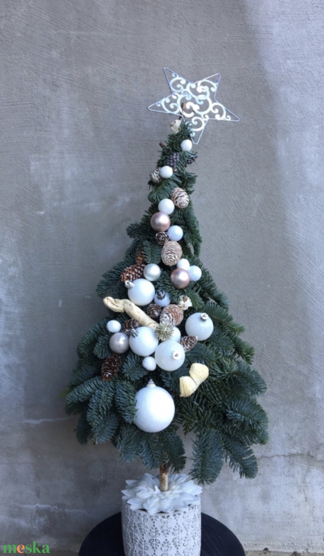 Karácsonyfa,  karácsonyi dekor - karácsony - karácsonyi lakásdekoráció - karácsonyfa, grincsfa - Meska.hu