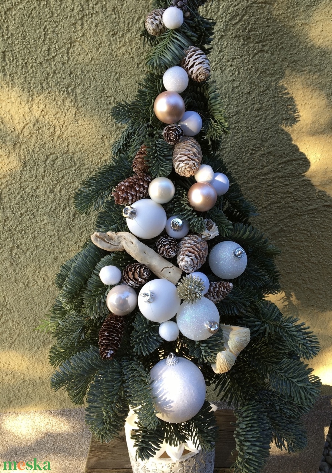 Karácsonyfa,  karácsonyi dekor - karácsony - karácsonyi lakásdekoráció - karácsonyfa, grincsfa - Meska.hu