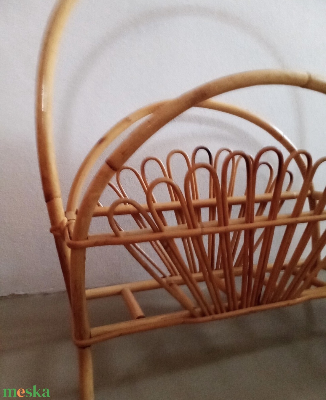 Rattan újságtartó - otthon & életmód - tárolás & rendszerezés - újságtartó - Meska.hu
