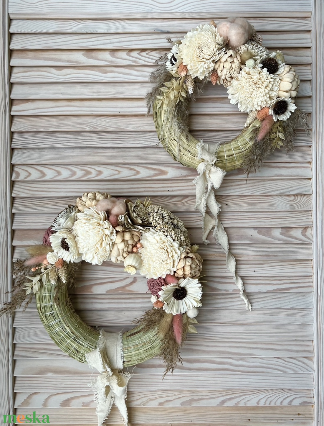 Skandináv  ajtódísz,  kopogtató, koszorú - otthon & életmód - dekoráció - ajtó- és ablak dekoráció - ajtódísz & kopogtató - Meska.hu