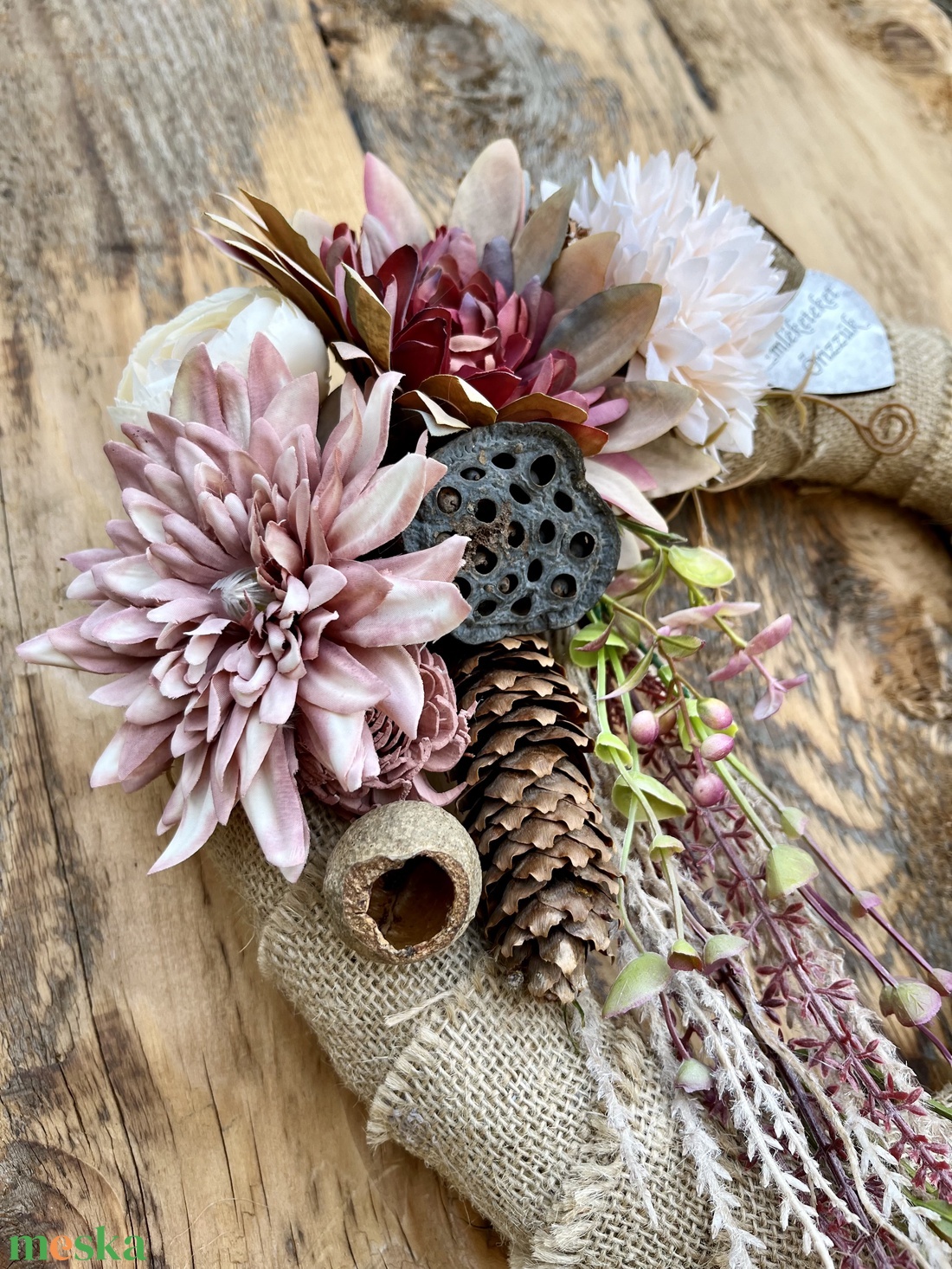 Szív sírdísz, koszorú , 30 cm - otthon & életmód - vallás - temetkezési tárgy - sírdísz, kegyeleti dísz - Meska.hu Szív sírdísz, koszorú , 30 cm - otthon & életmód - vallás - temetkezési tárgy - sírdísz, kegyeleti dísz - Meska.hu