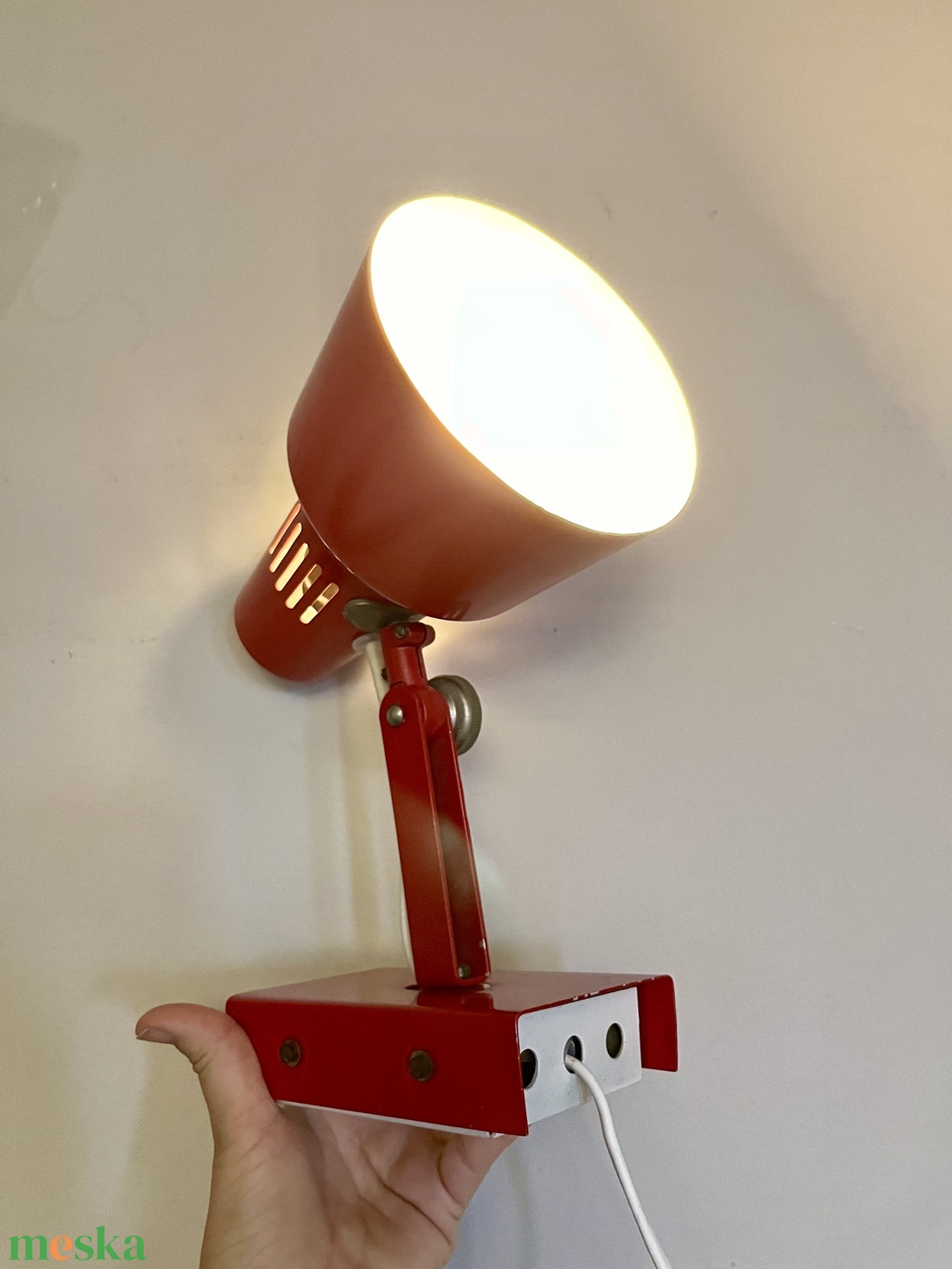 Mid Century asztali vagy falikar, lámpa, akár párban - otthon & életmód - lámpa - fali & mennyezeti lámpa - Meska.hu