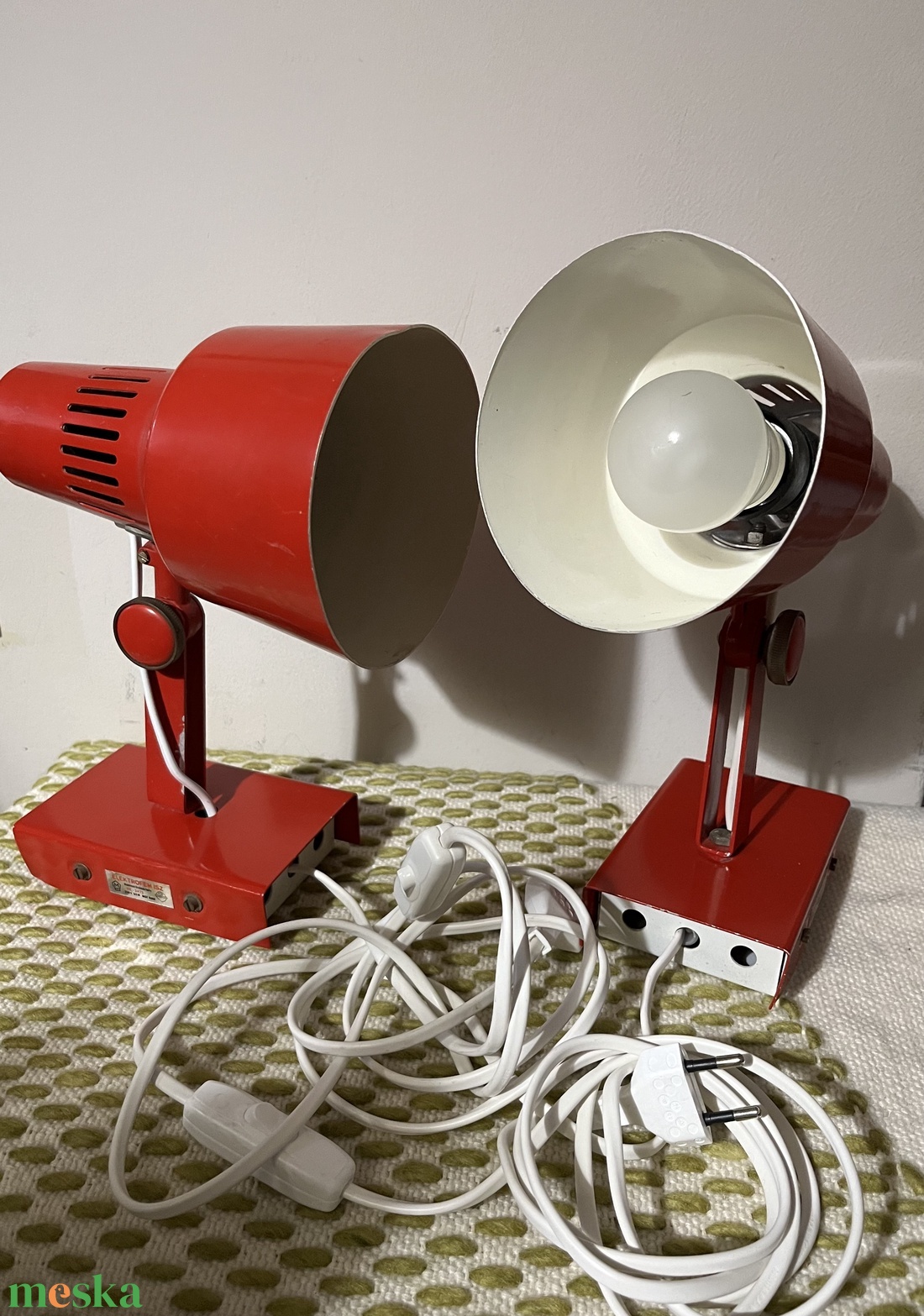 Mid Century asztali vagy falikar, lámpa, akár párban - otthon & életmód - lámpa - fali & mennyezeti lámpa - Meska.hu