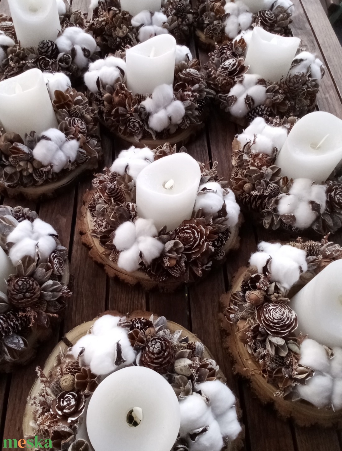 Ünnepi asztaldísz - karácsony - karácsonyi lakásdekoráció - karácsonyfadíszek - Meska.hu