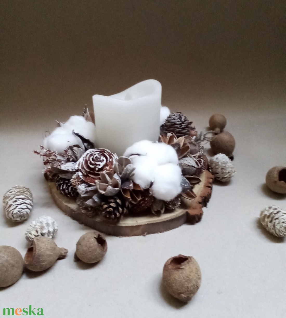 Ünnepi asztaldísz - karácsony - karácsonyi lakásdekoráció - karácsonyfadíszek - Meska.hu