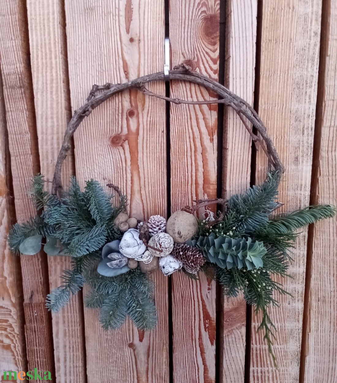 Ünnepi ajtódísz - karácsony - adventi díszek - adventi ajtódísz - Meska.hu