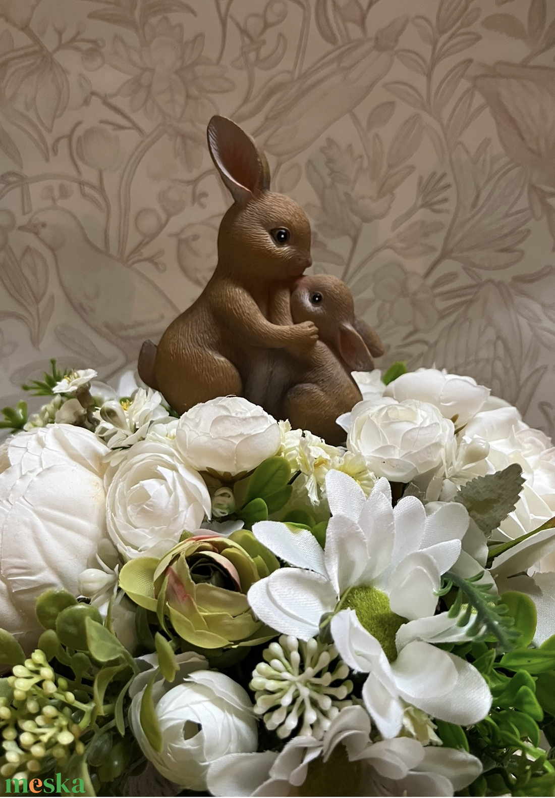 Húsvéti, tavaszi virág asztaldísz, nagyobb méret - otthon & életmód - dekoráció - asztal és polc dekoráció - asztaldísz - Meska.hu