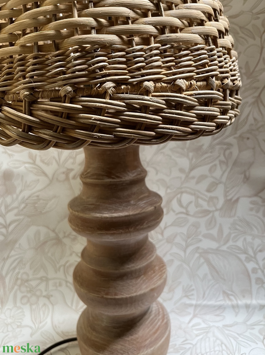 Vintage natur asztali lámpa - otthon & életmód - lámpa - asztali lámpa - Meska.hu