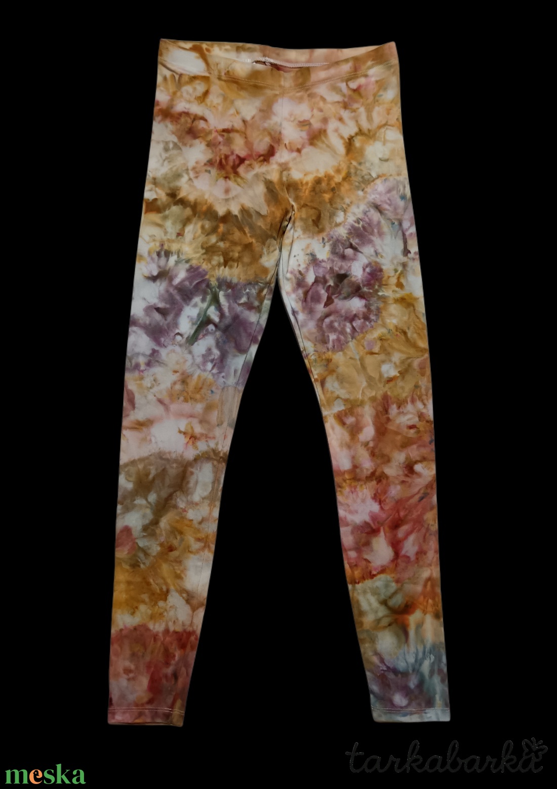 Batikolt barna leggings - XS - ruha & divat - női ruha - nadrág - Meska.hu