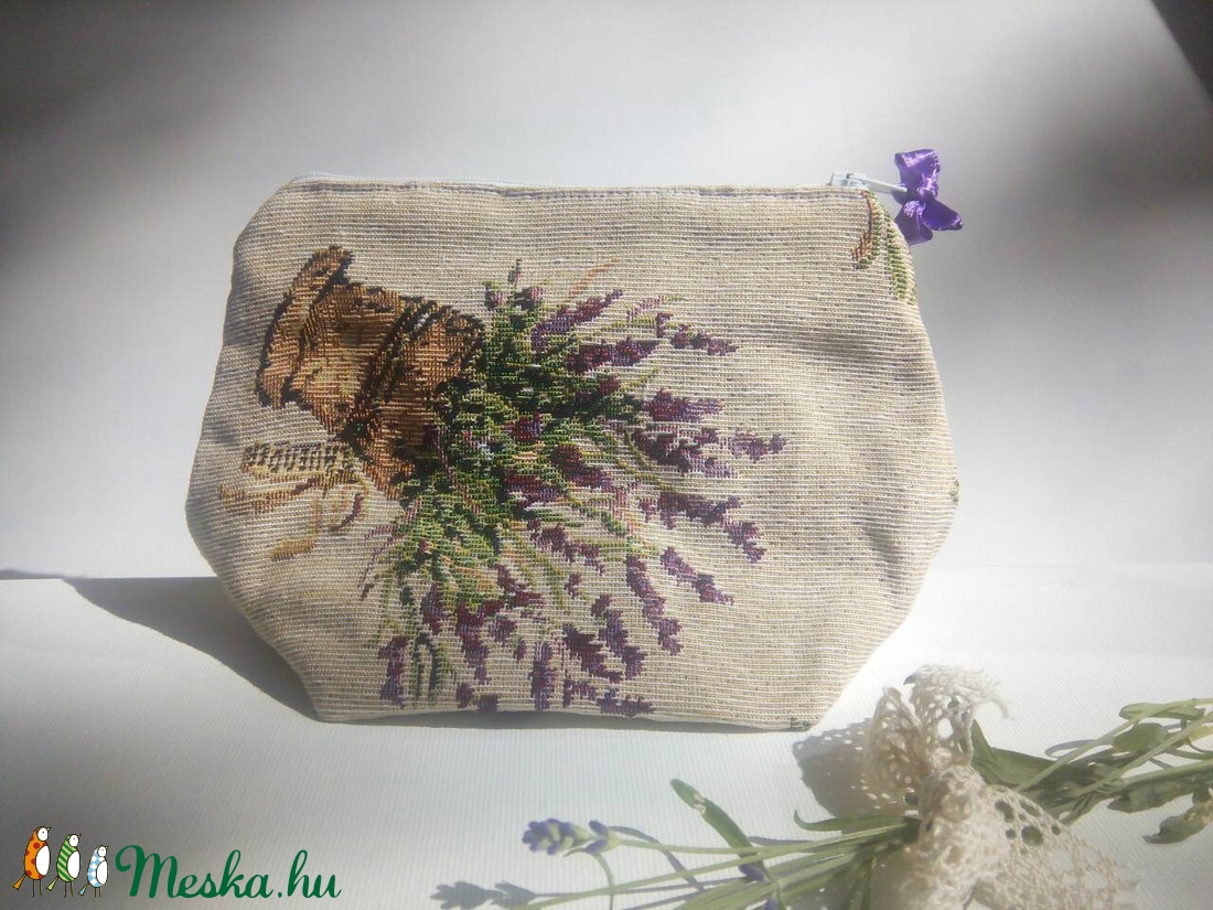 Levendula mintás nesszeszer -  - Meska.hu