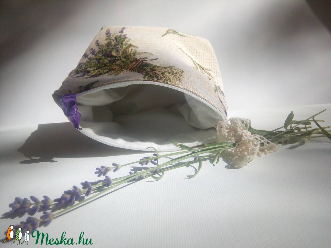 Levendula mintás nesszeszer -  - Meska.hu