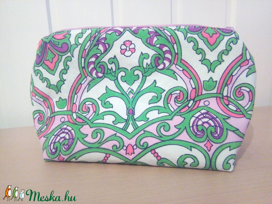 Lila virágos nesszeszer -  - Meska.hu