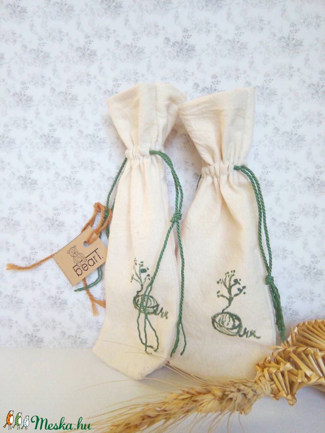 2 db öko molinó zsák/kicsi -  - Meska.hu