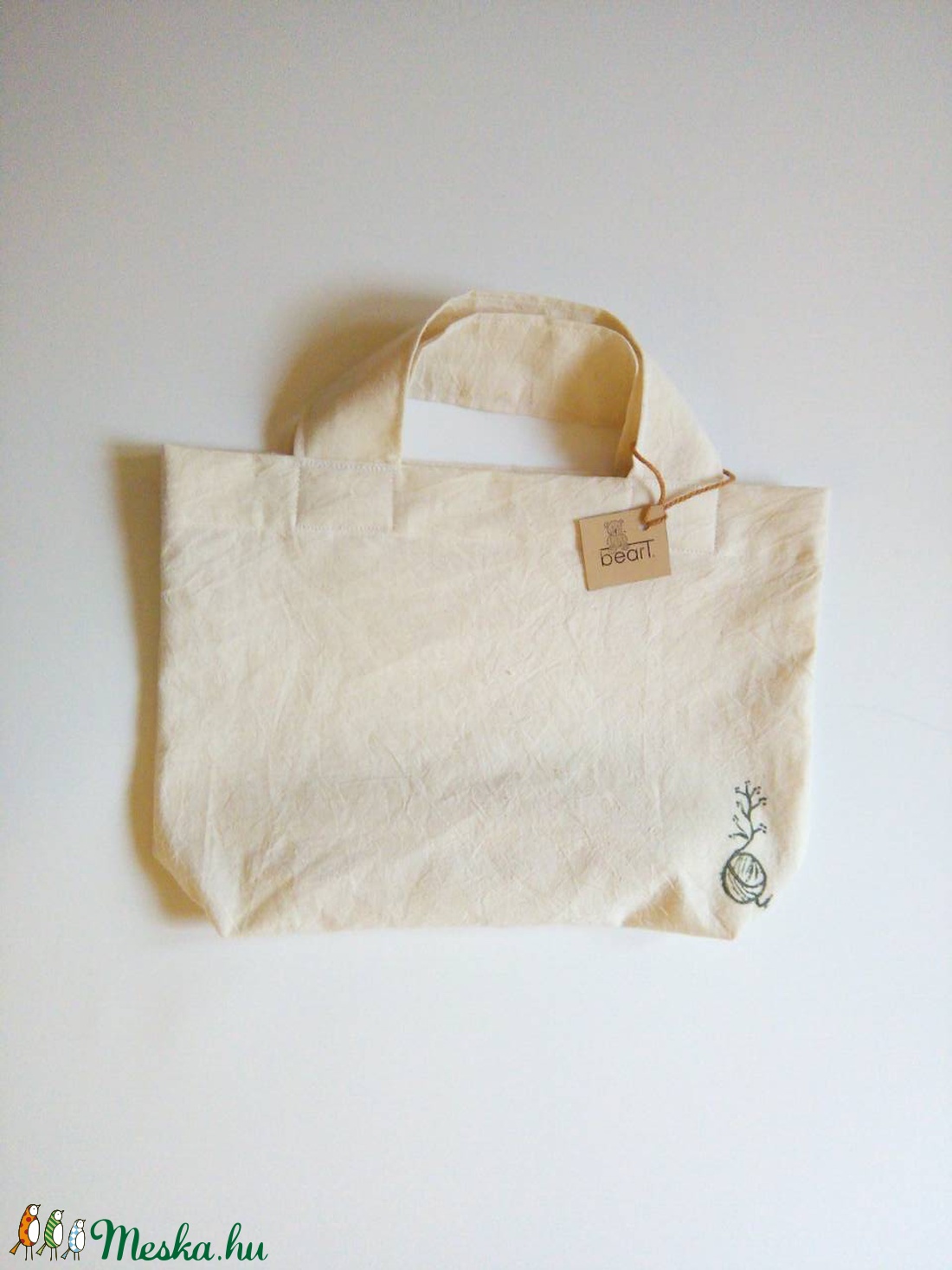 Molinó/ pamut szatyor kicsi -  - Meska.hu