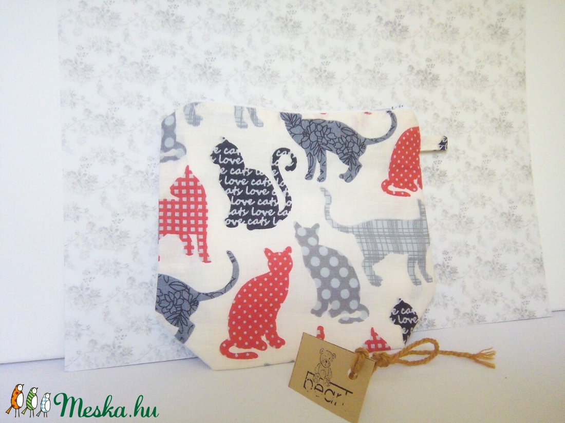 Cica mintás neszesszer -  - Meska.hu