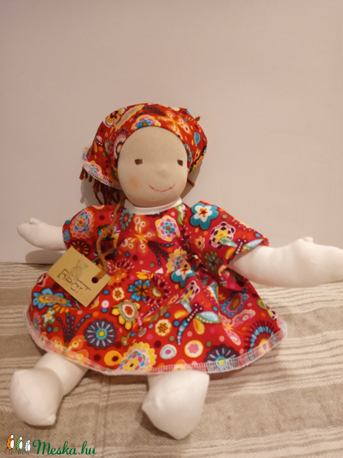 Mosolygós Mesi a mini baba - játék & sport - baba & babaház - öltöztethető baba - Meska.hu