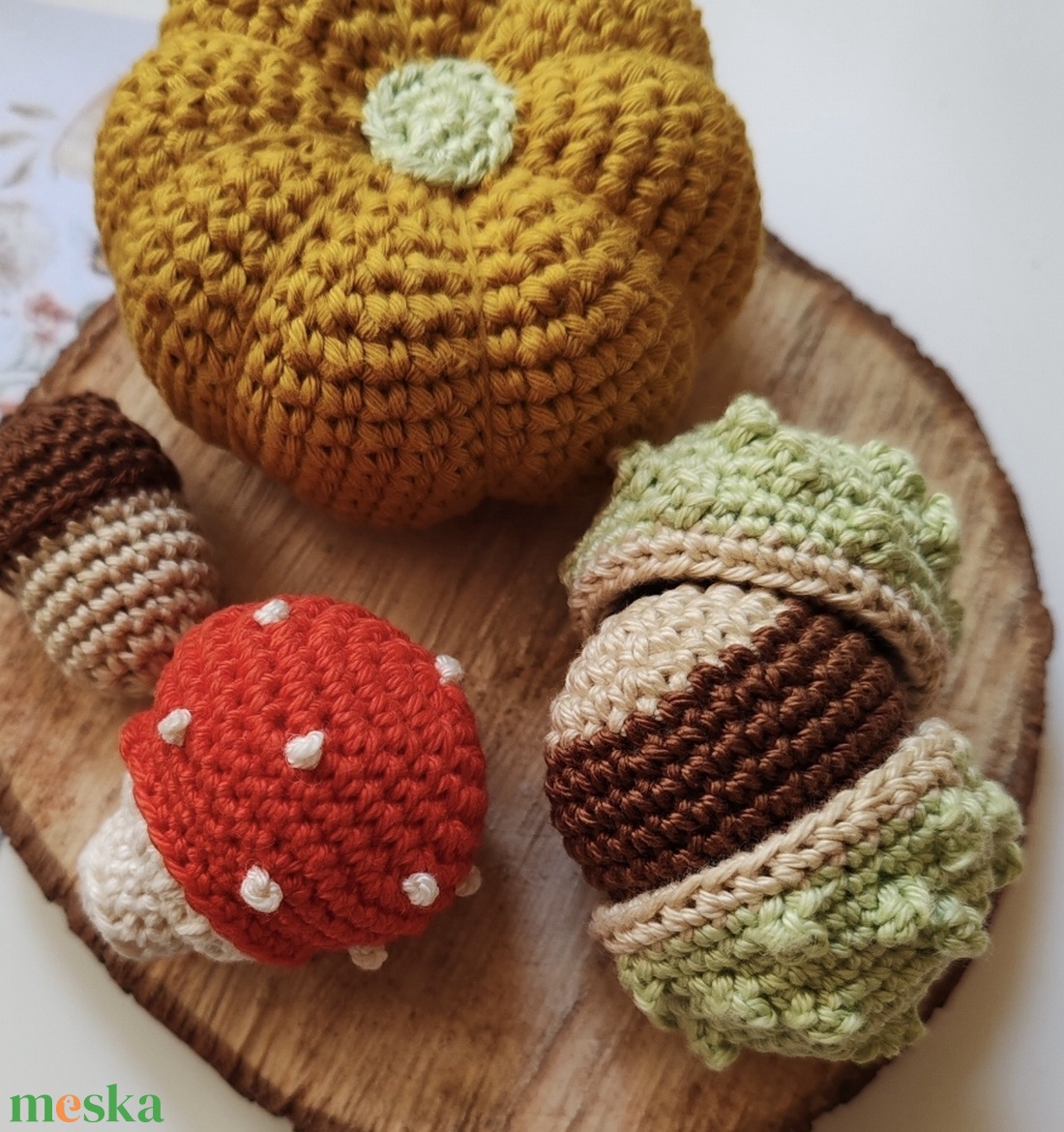 Horgolt gesztenye - játék & sport - készségfejlesztő és logikai játék - logikai játékok - Meska.hu