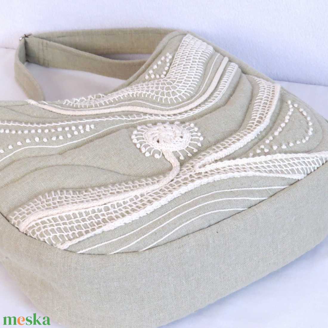 Táska, lentáska, szövet táska, natur, natural, homok, beige, nyers, egyedi, hímzett, designer - táska & tok - kézitáska & válltáska - vállon átvethető táska - Meska.hu Táska, lentáska, szövet táska, natur, natural, homok, beige, nyers, egyedi, hímzett, designer - táska & tok - kézitáska & válltáska - vállon átvethető táska - Meska.hu