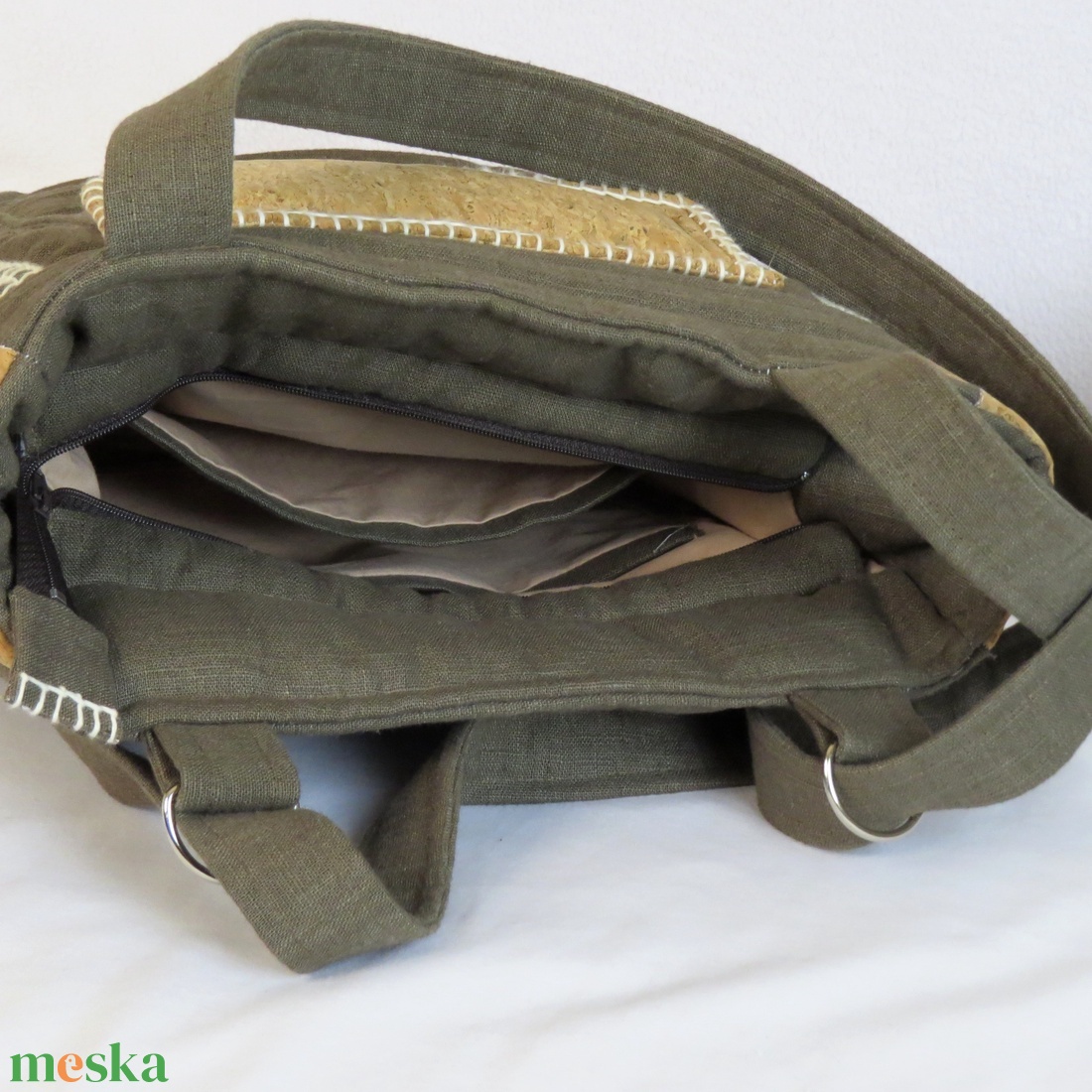 Táska, női kishátizsák, válltáska, kézi táska parafa textil és len, 3:1-ben variálható - táska & tok - variálható táska - Meska.hu Táska, női kishátizsák, válltáska, kézi táska parafa textil és len, 3:1-ben variálható - táska & tok - variálható táska - Meska.hu