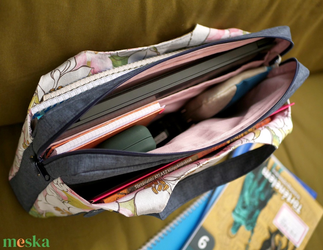 Kyoto laptop táska varrási útmutató - diy (csináld magad) - szabásminta, útmutató - varrás minták - Meska.hu