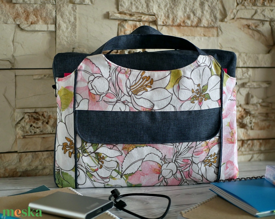 Kyoto laptop táska varrási útmutató - diy (csináld magad) - szabásminta, útmutató - varrás minták - Meska.hu