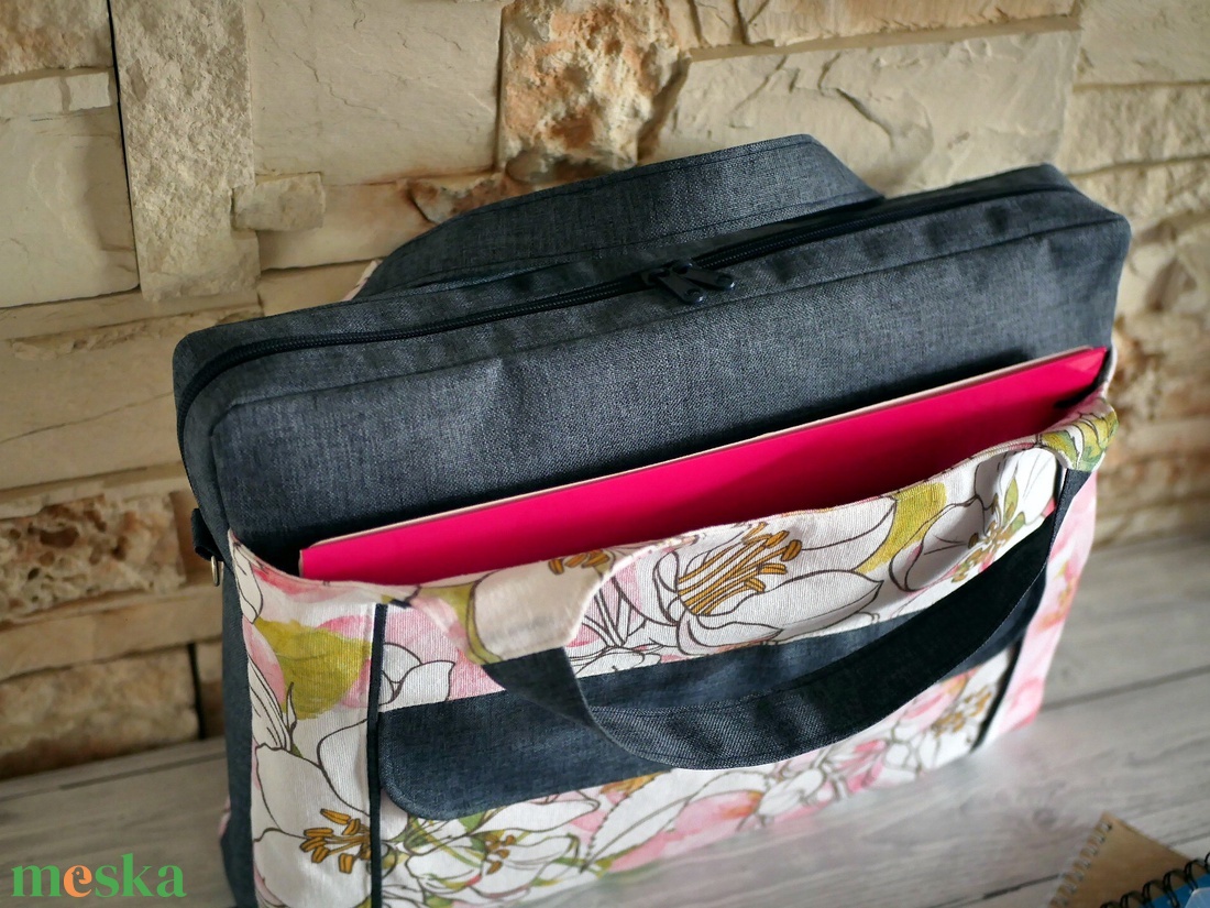 Kyoto laptop táska varrási útmutató - diy (csináld magad) - szabásminta, útmutató - varrás minták - Meska.hu