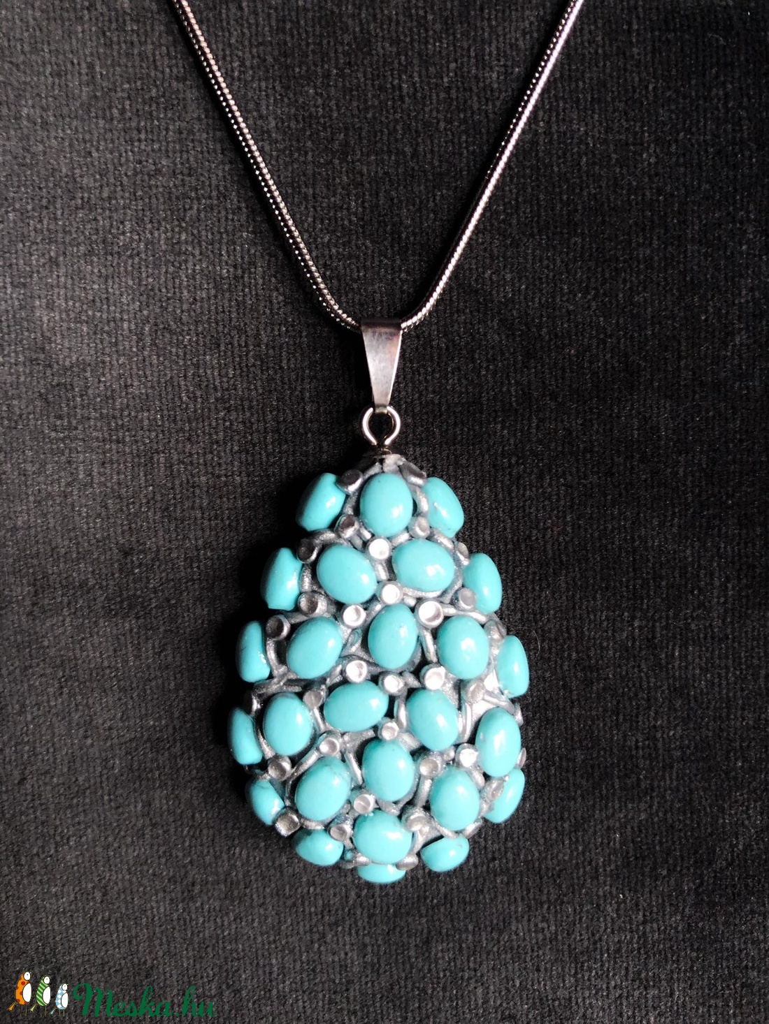 Barokk stílusú medál - ékszer - nyaklánc - medál - Meska.hu