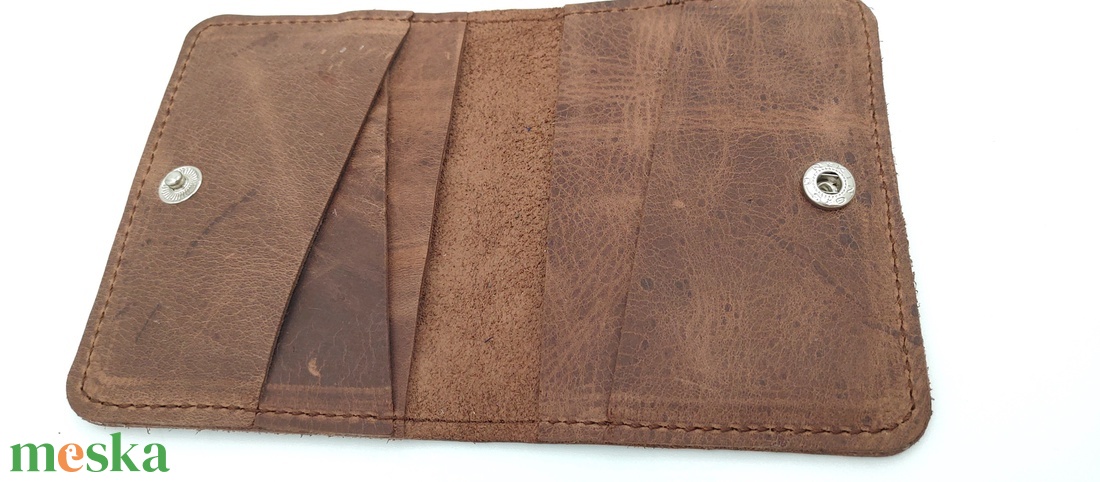 DOUBLE férfi kártyatartó irattartó személyreszóló monogrammal - táska & tok - pénztárca & más tok - kártyatartó & irattartó - Meska.hu