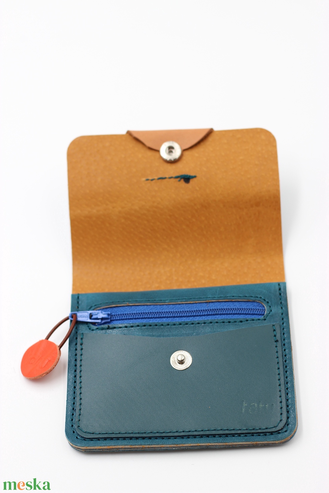 tatu Mini  bőr pénztárca kártyatartó - táska & tok - pénztárca & más tok - pénztárca - női pénztárca - Meska.hu