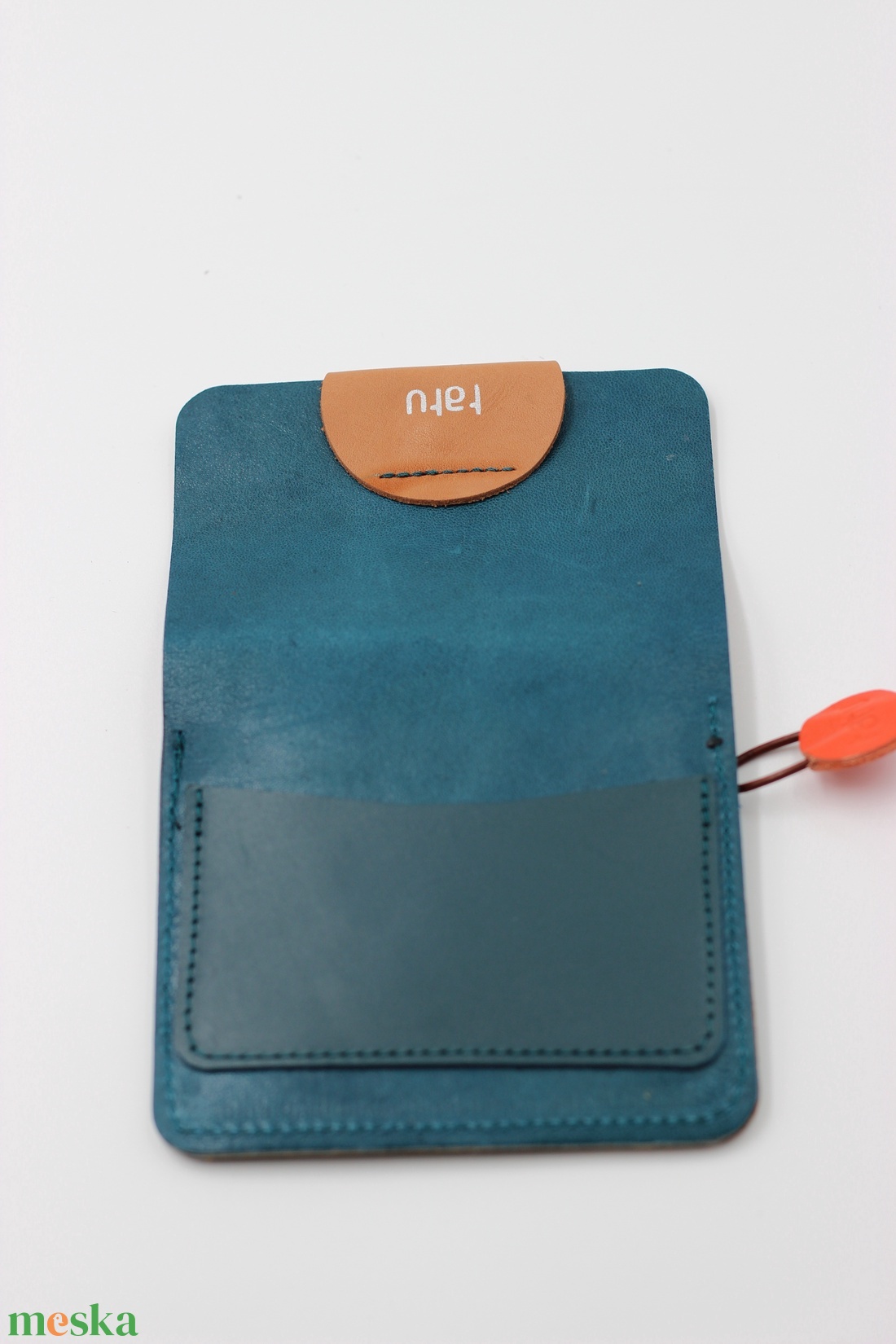 tatu Mini  bőr pénztárca kártyatartó - táska & tok - pénztárca & más tok - pénztárca - női pénztárca - Meska.hu