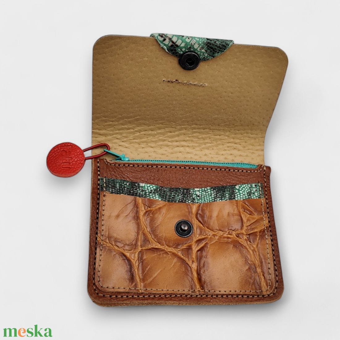 tatu Mini bőr pénztárca kártyatartó - táska & tok - pénztárca & más tok - pénztárca - női pénztárca - Meska.hu tatu Mini bőr pénztárca kártyatartó - táska & tok - pénztárca & más tok - pénztárca - női pénztárca - Meska.hu