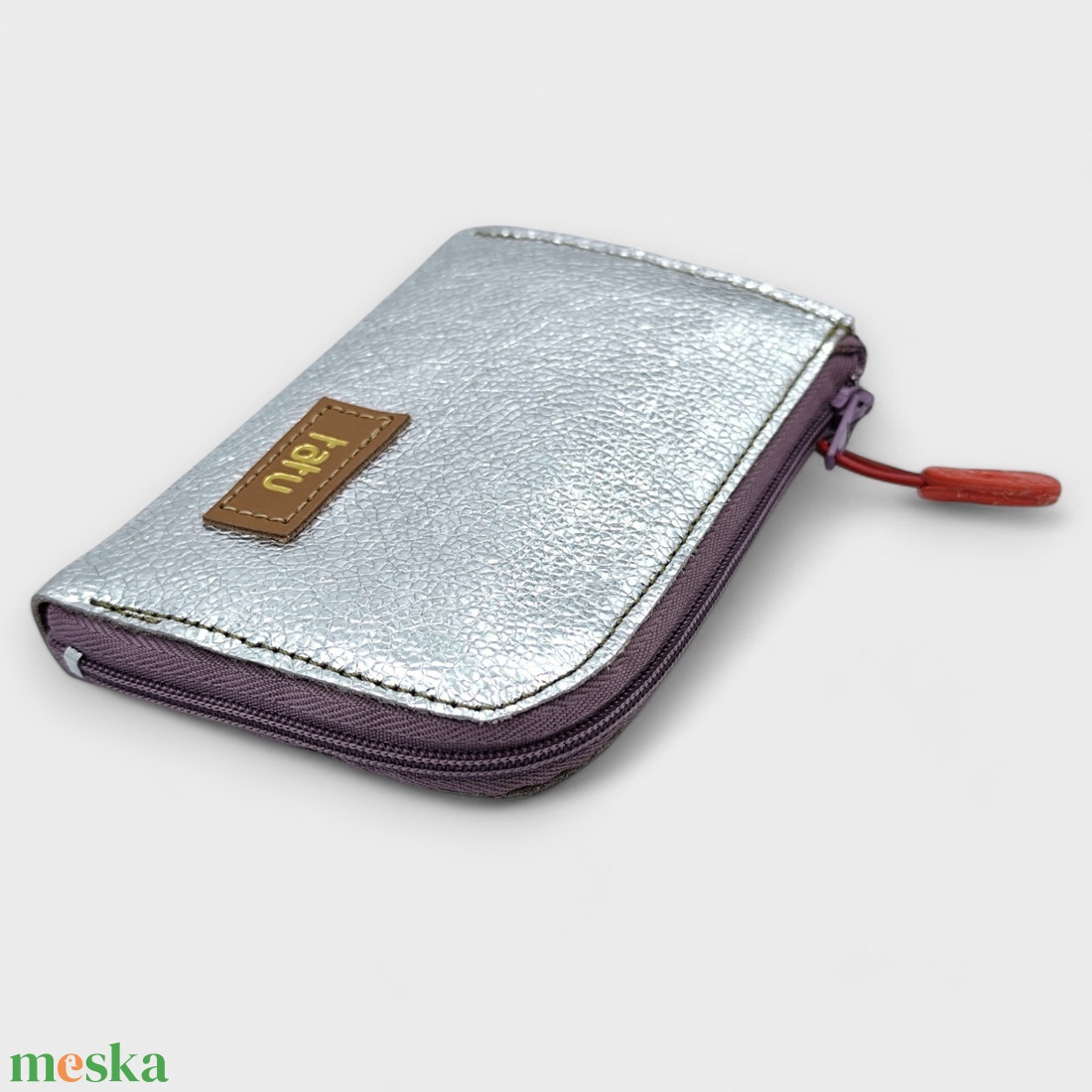 tatu Mini bőr pénztárca kártyatartó - táska & tok - pénztárca & más tok - pénztárca - női pénztárca - Meska.hu